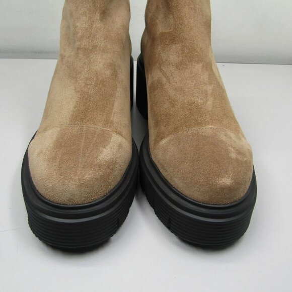 NEW STUART WEITZMAN Women’s 5050 Soho Booties – Brown Suede Chelsea Heel - Picture 5 of 8